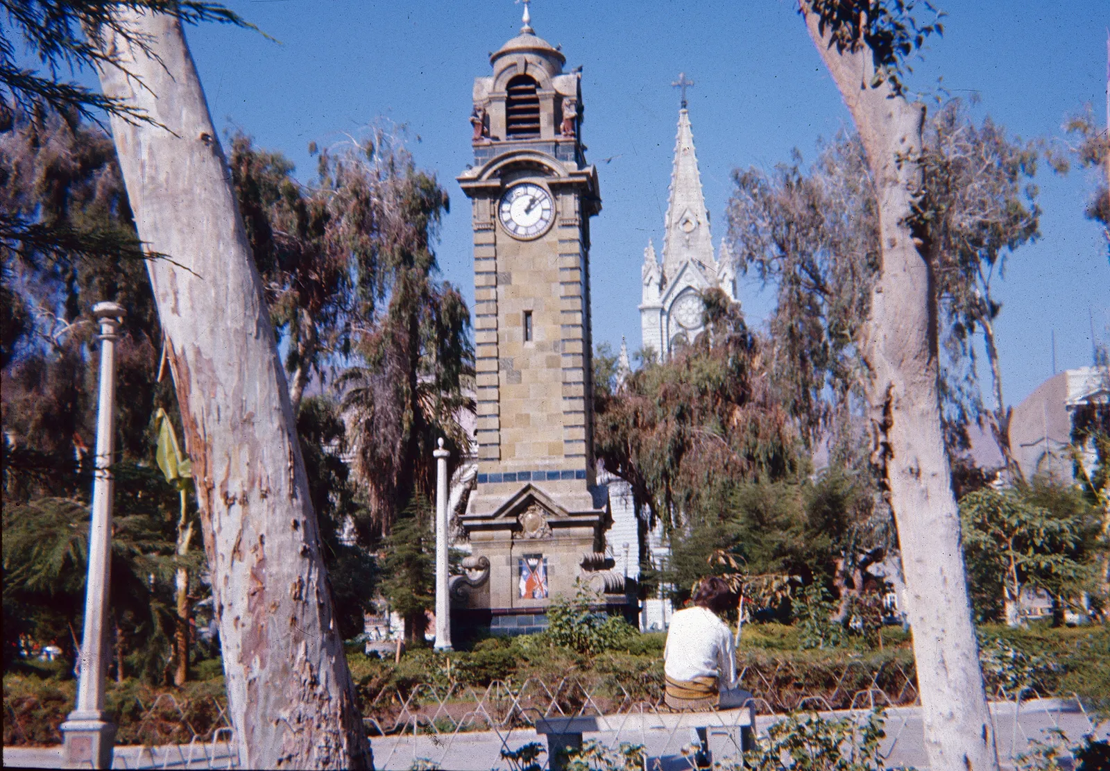 Plaza Colón Antofagasta, años 60s
