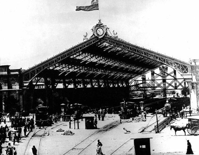 Estación Central en 1897