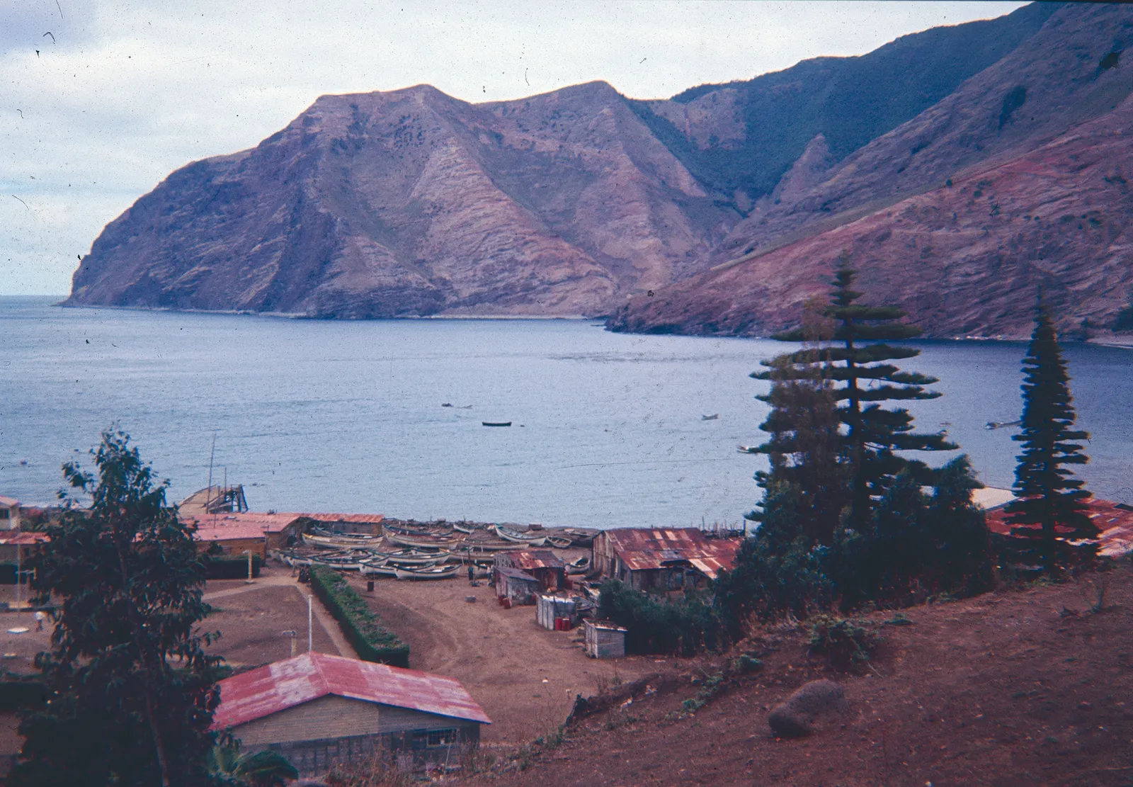 Juan Fernández vista Bahía Cumberland