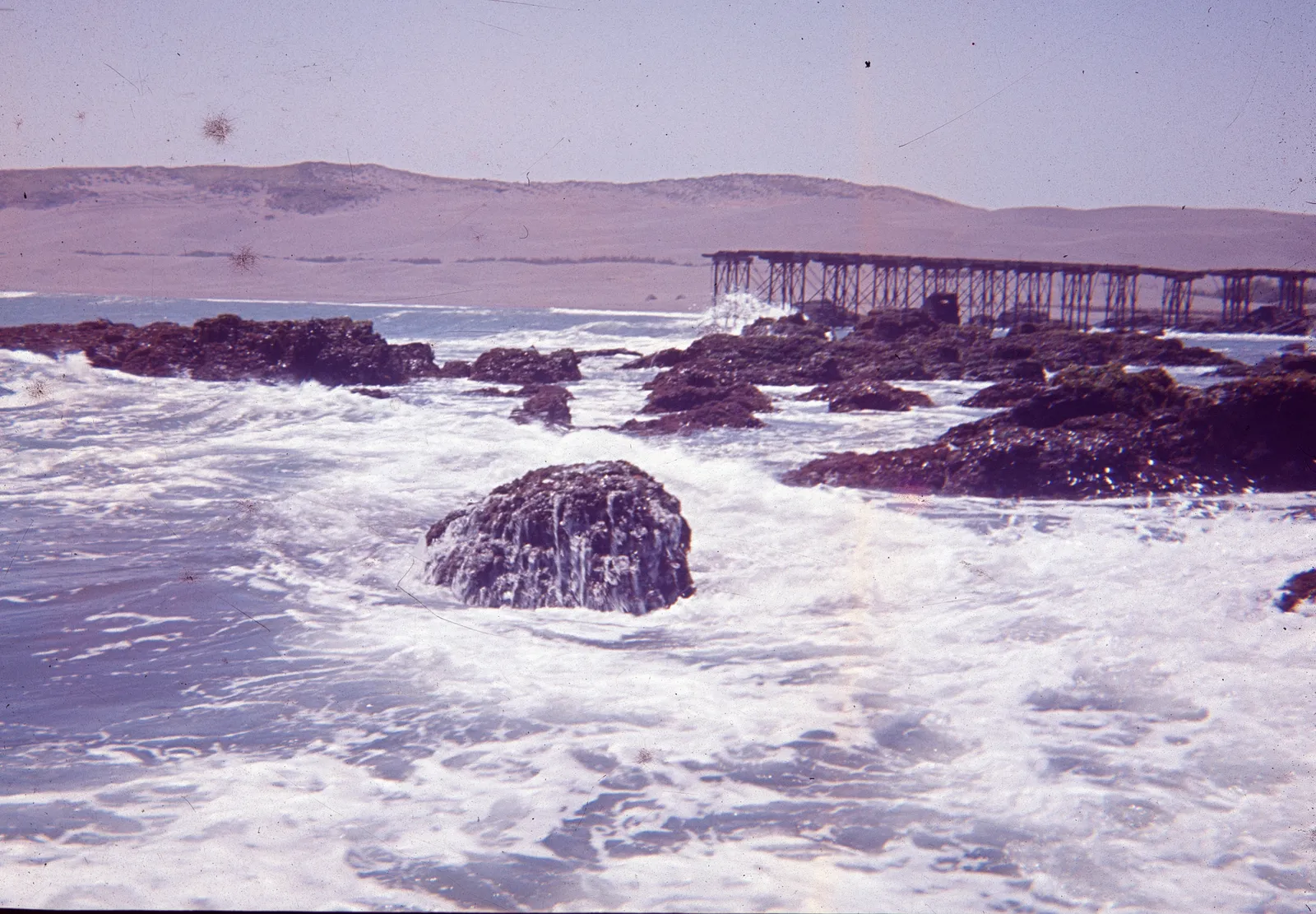 Muelle de Llico en los 60s