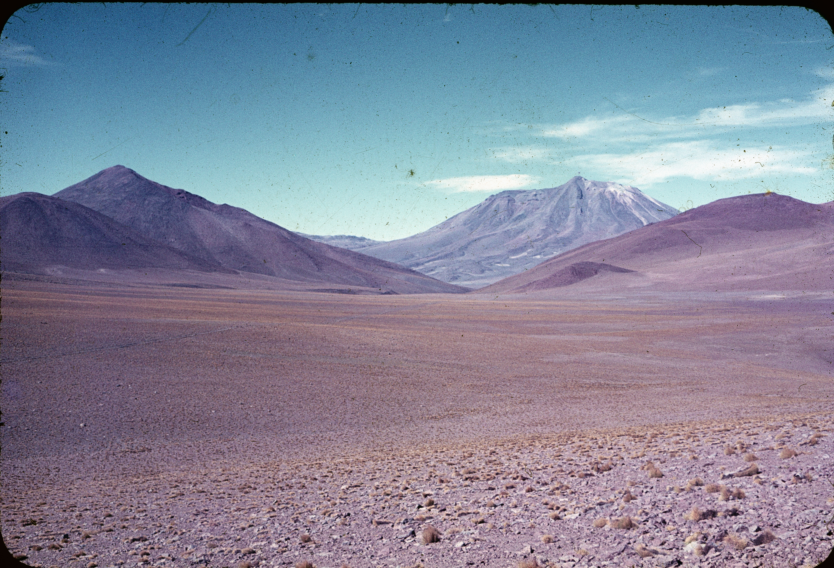 Volcán Lascar, San Pedro de Atacama, años 60s