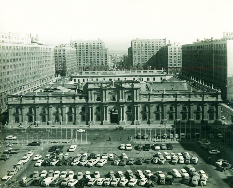 Palacio de la Moneda en 1958