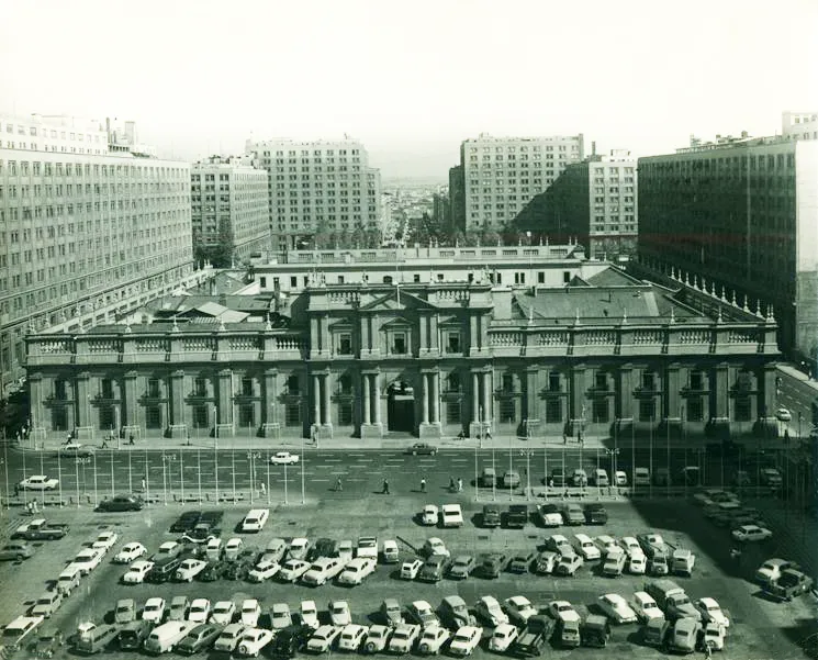 Palacio de la Moneda en 1958