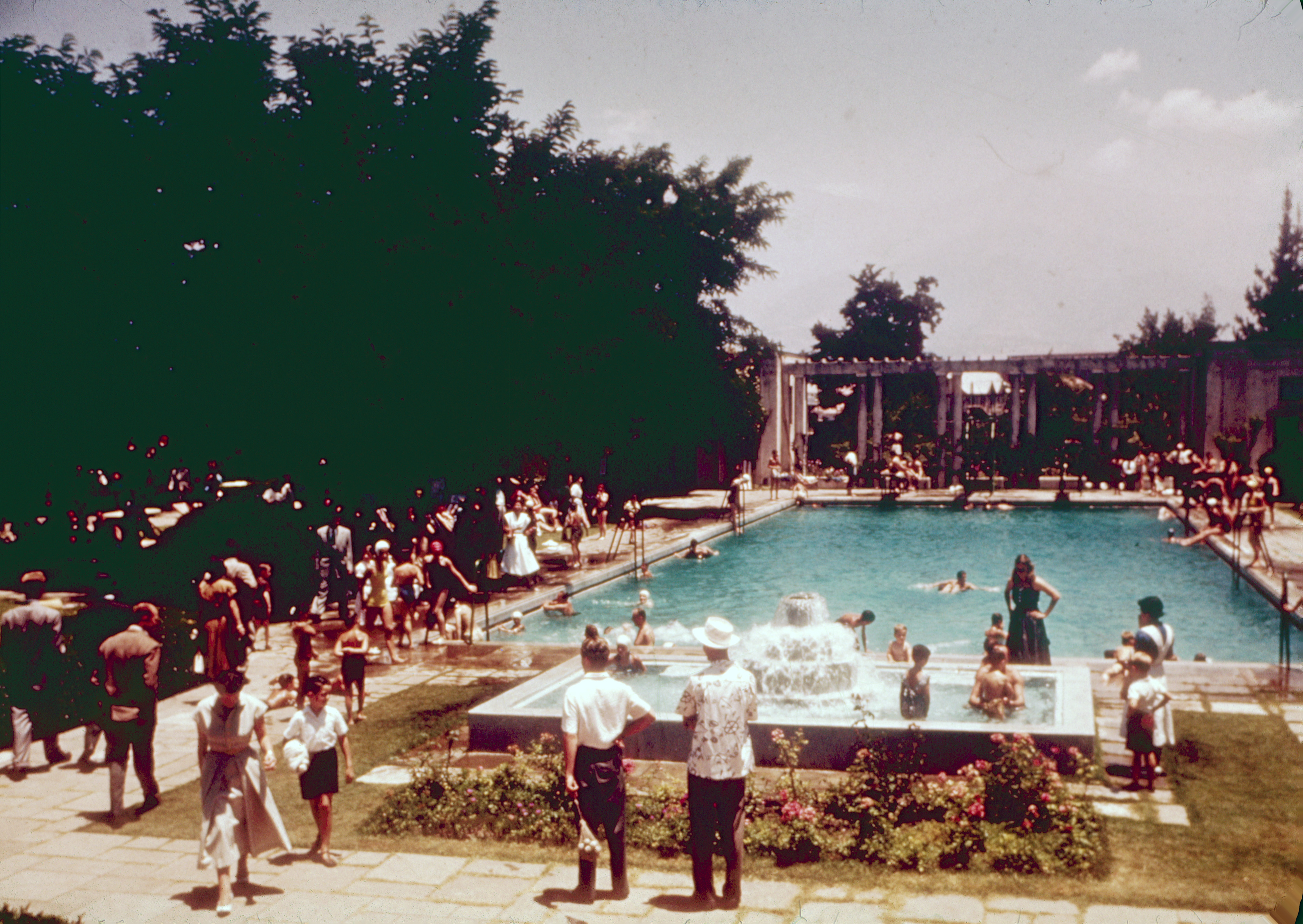 Piscina Club de Golf Los Leones en los 60's