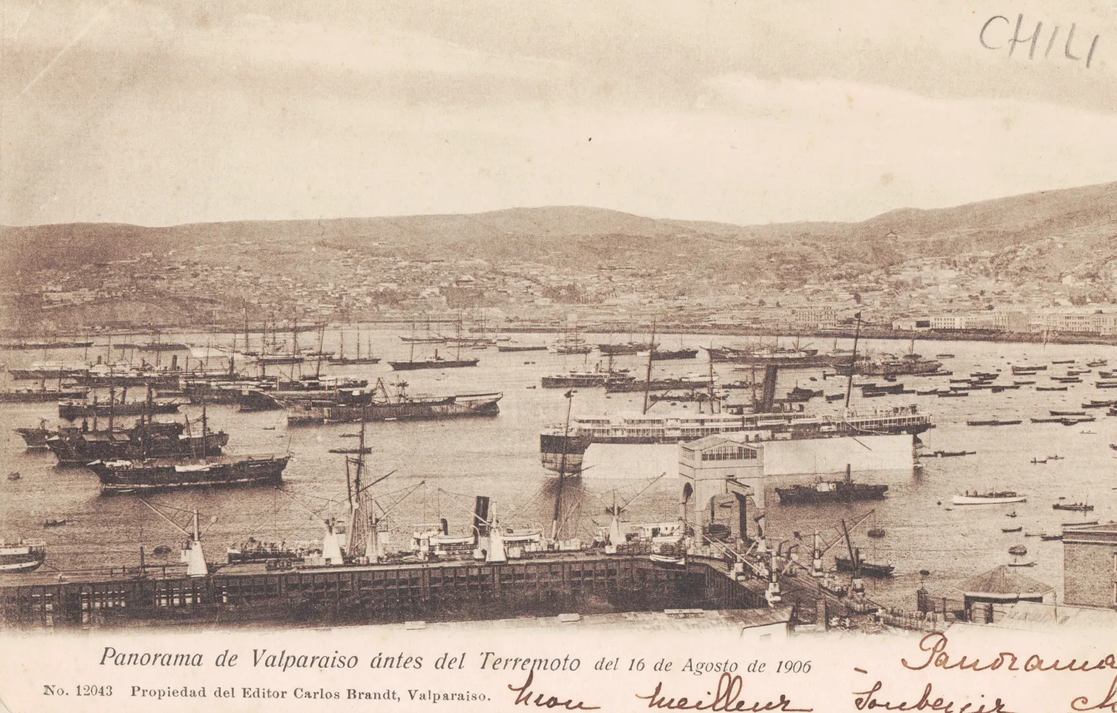 Valparaíso antes del terremoto, 1906