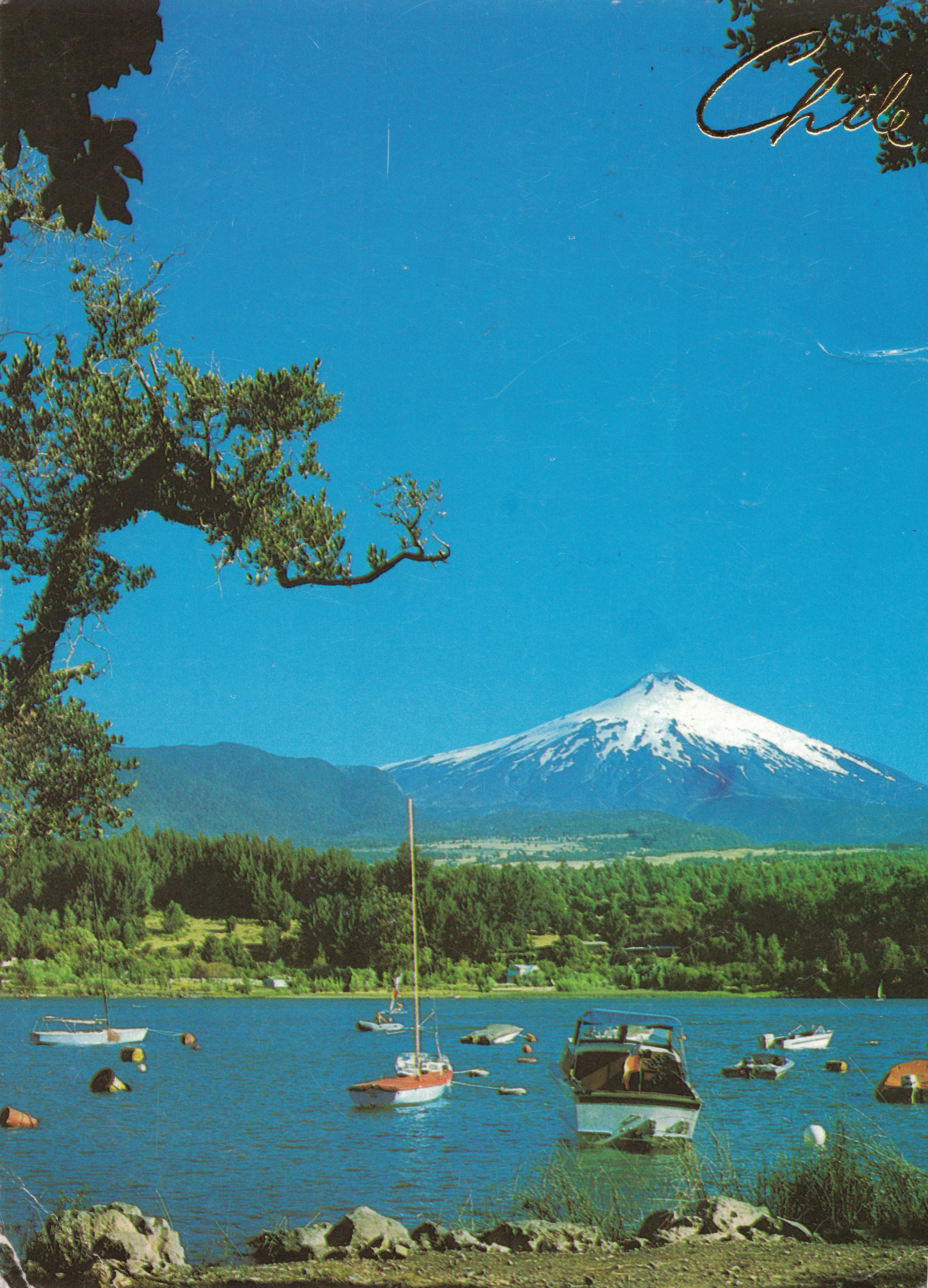 Volcán Villarica en el año 1983