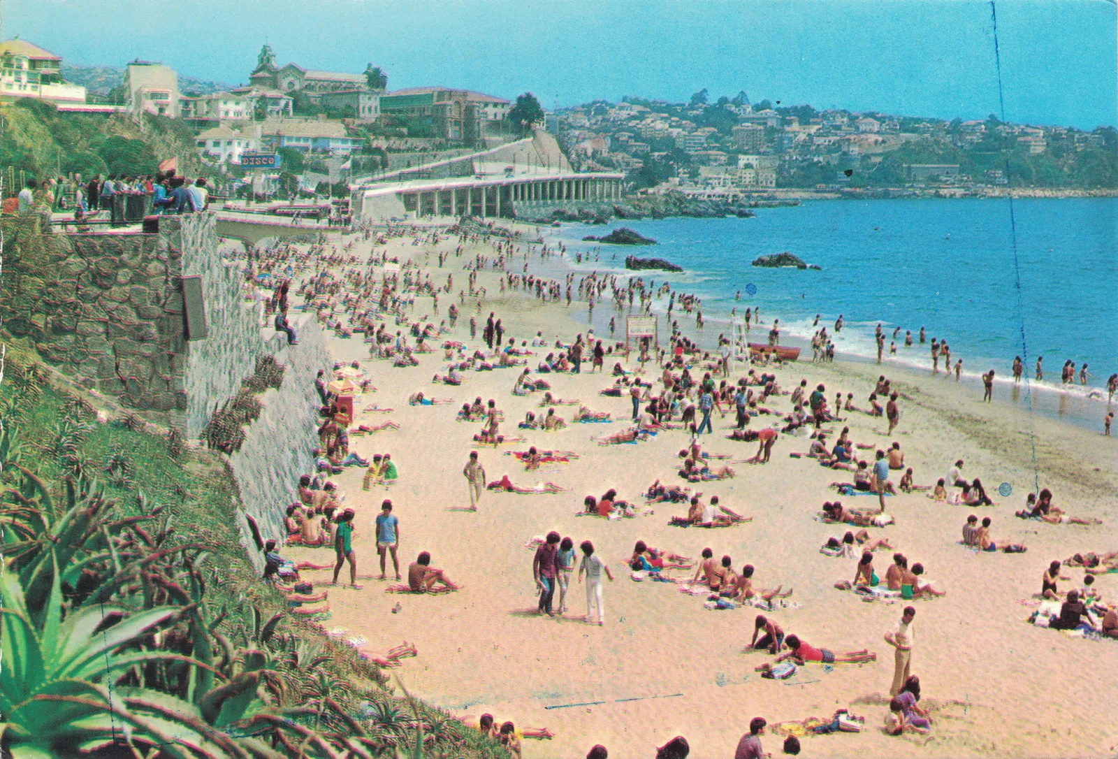 Playa Caleta Abarca en 1983