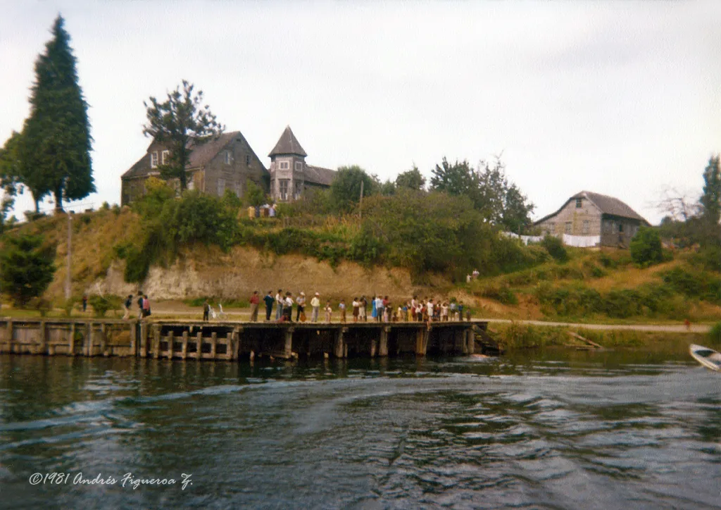 Muelle Chile de Puerto Octay en 1981
