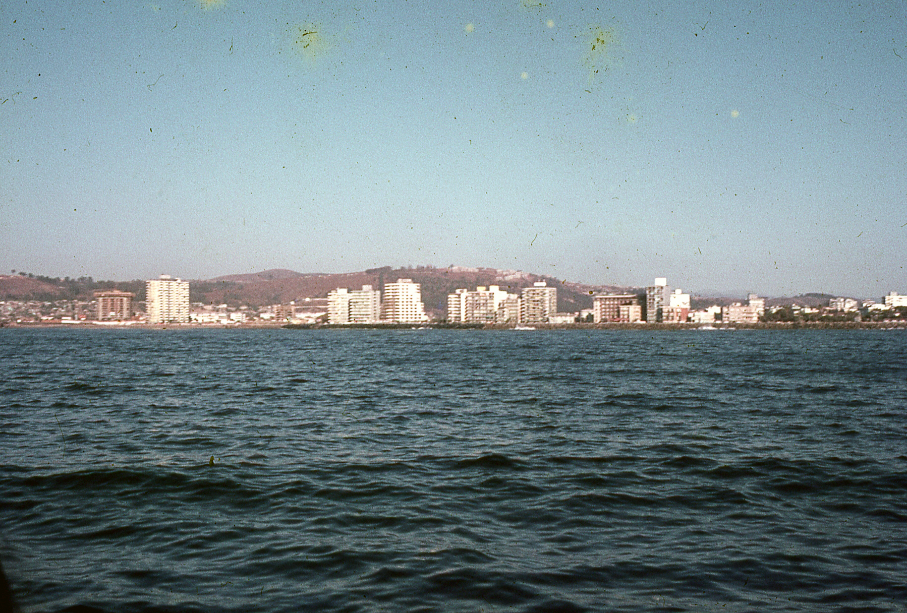 Viña del Mar desde el mar en 1971