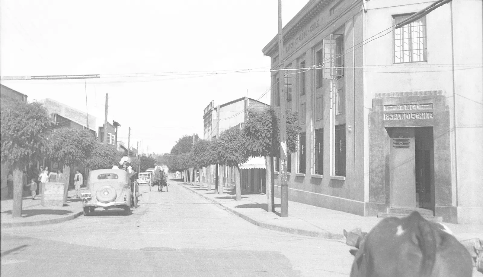 Banco Español de Angol en 1952