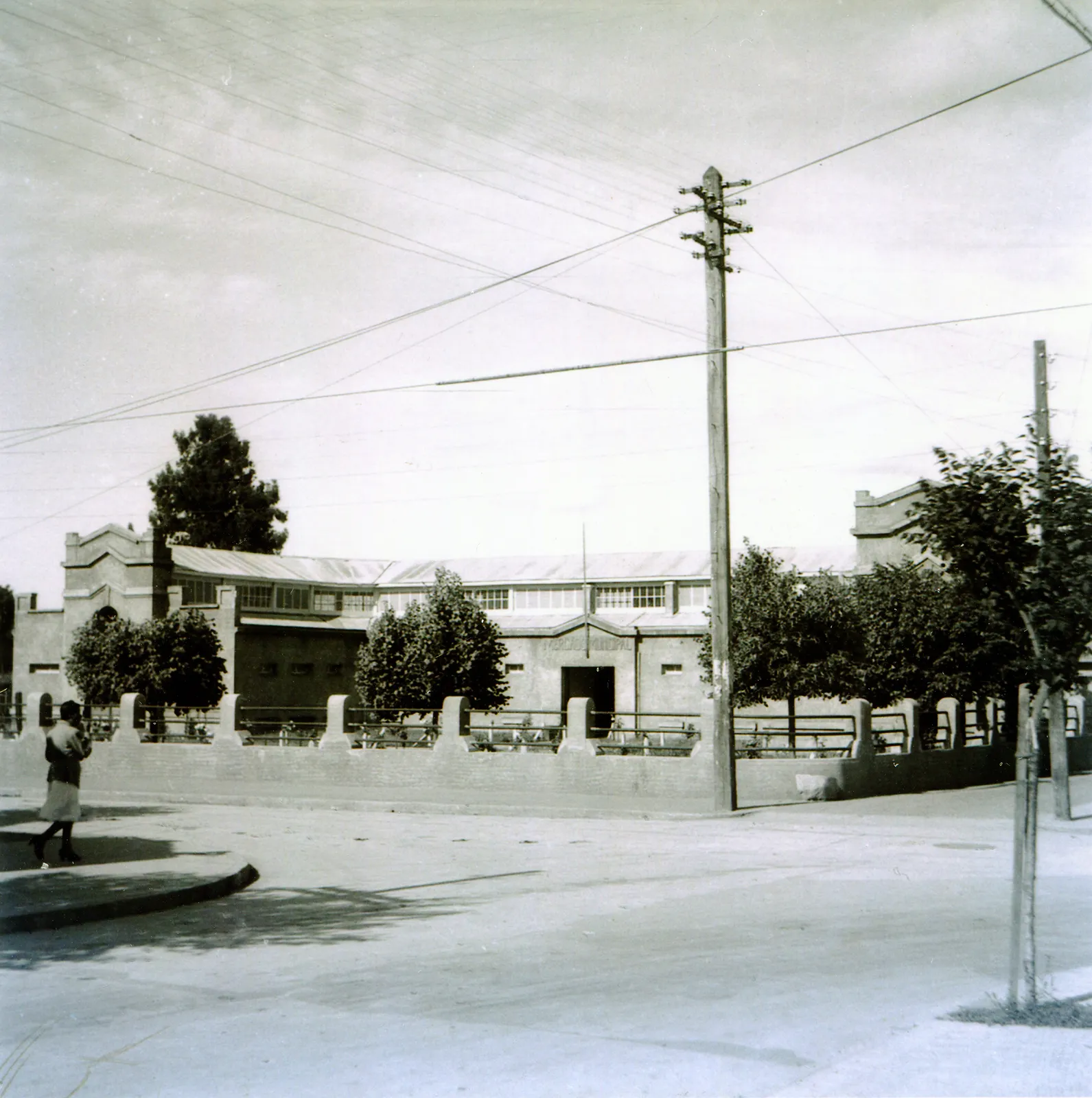 Mercado Municipal de Angol en 1952