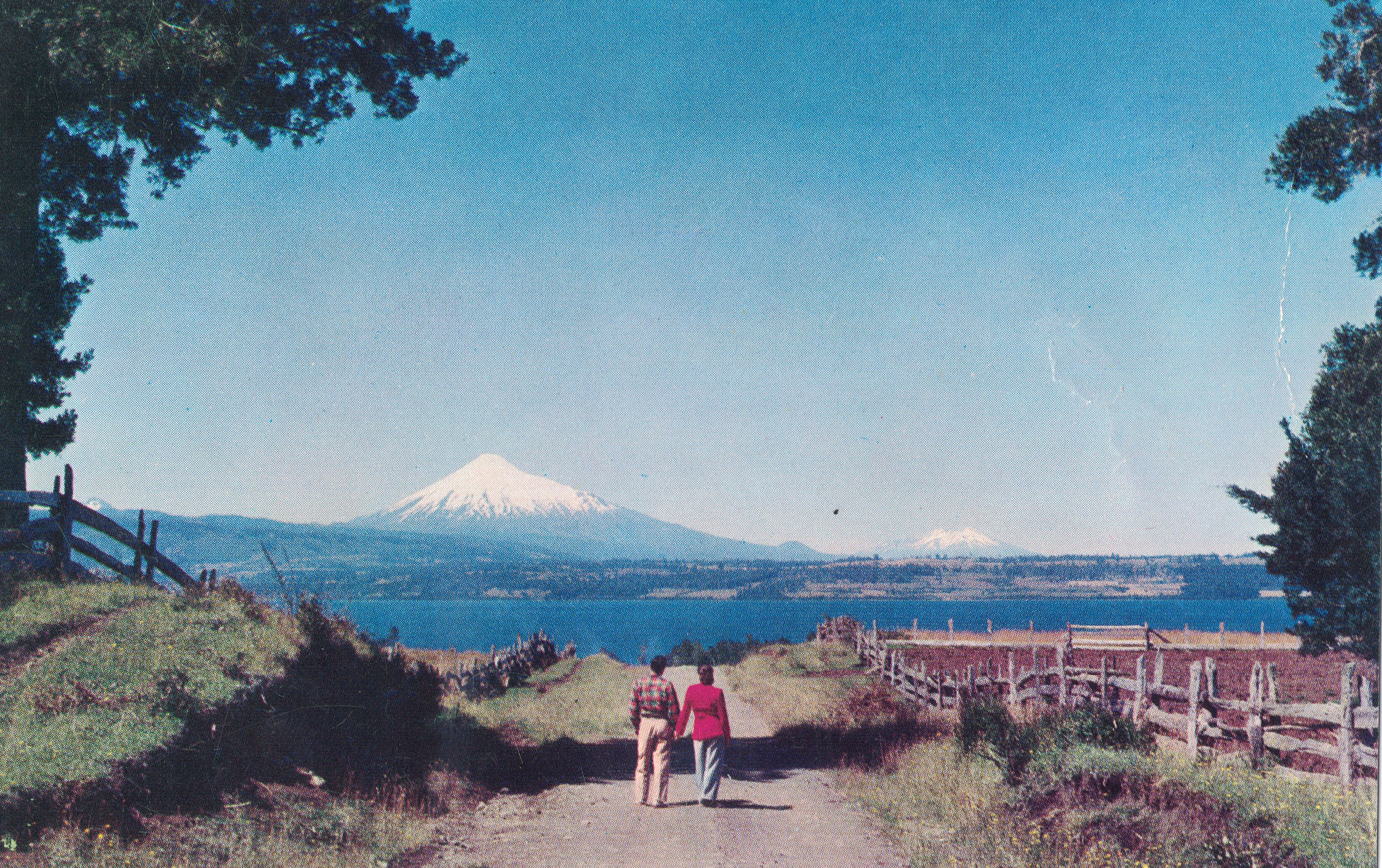 Lago Rupanco y Volcán Osorno, años 80