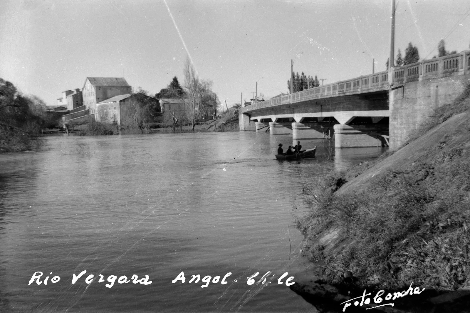 Puente Vergara de Angol en 1948