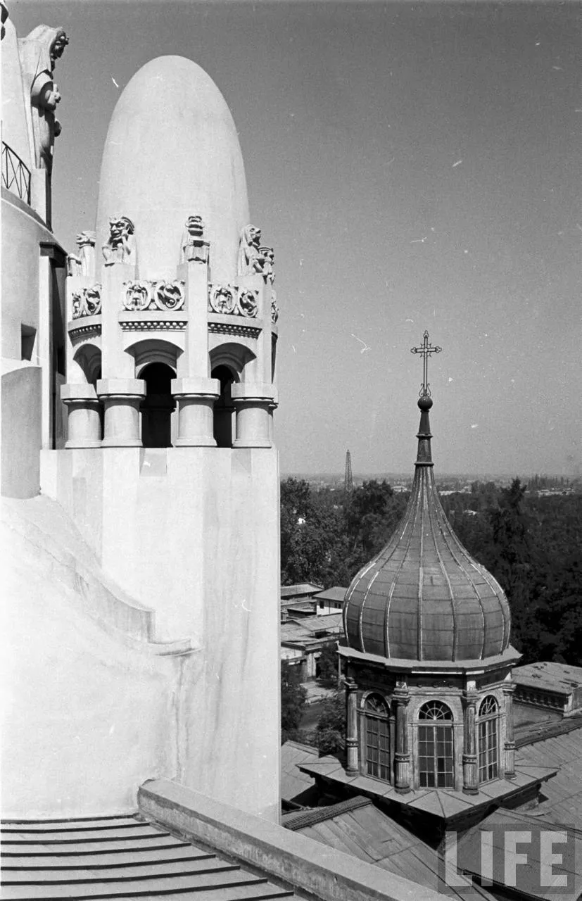 Basílica de Lourdes en 1950
