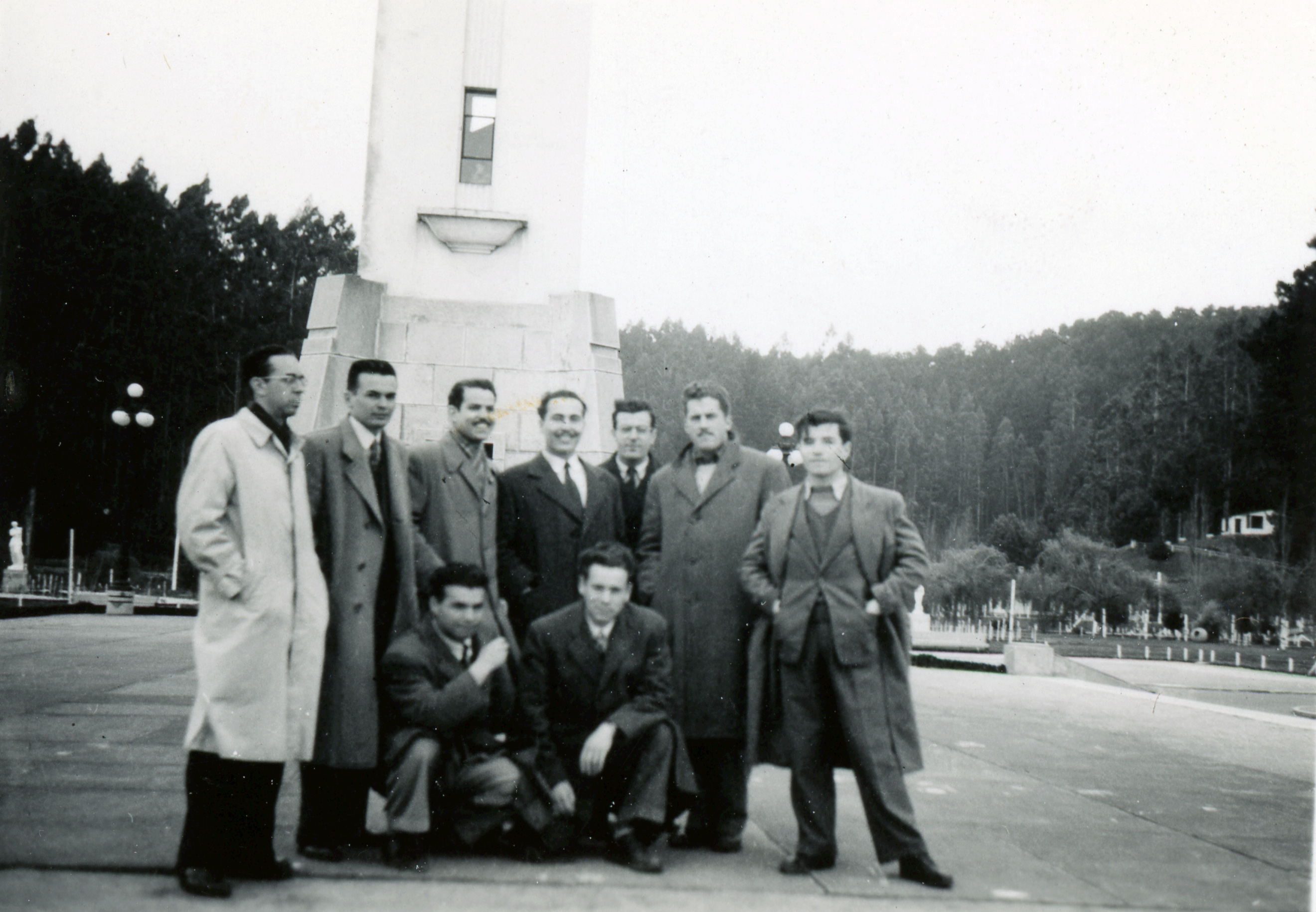 Campanil de la Universidad de Concepción en 1949