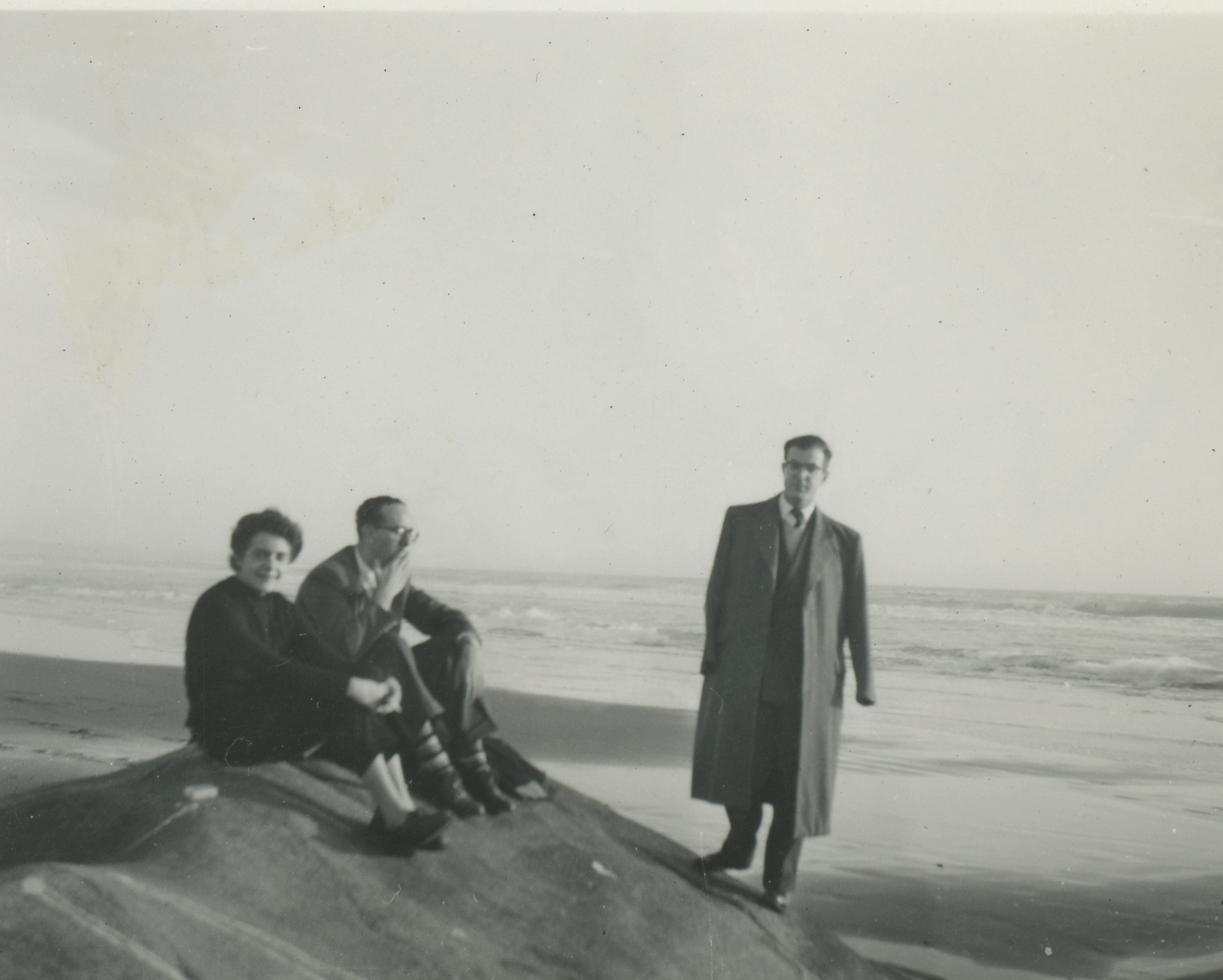 Playa de Rocas de Santo Domingo en 1949
