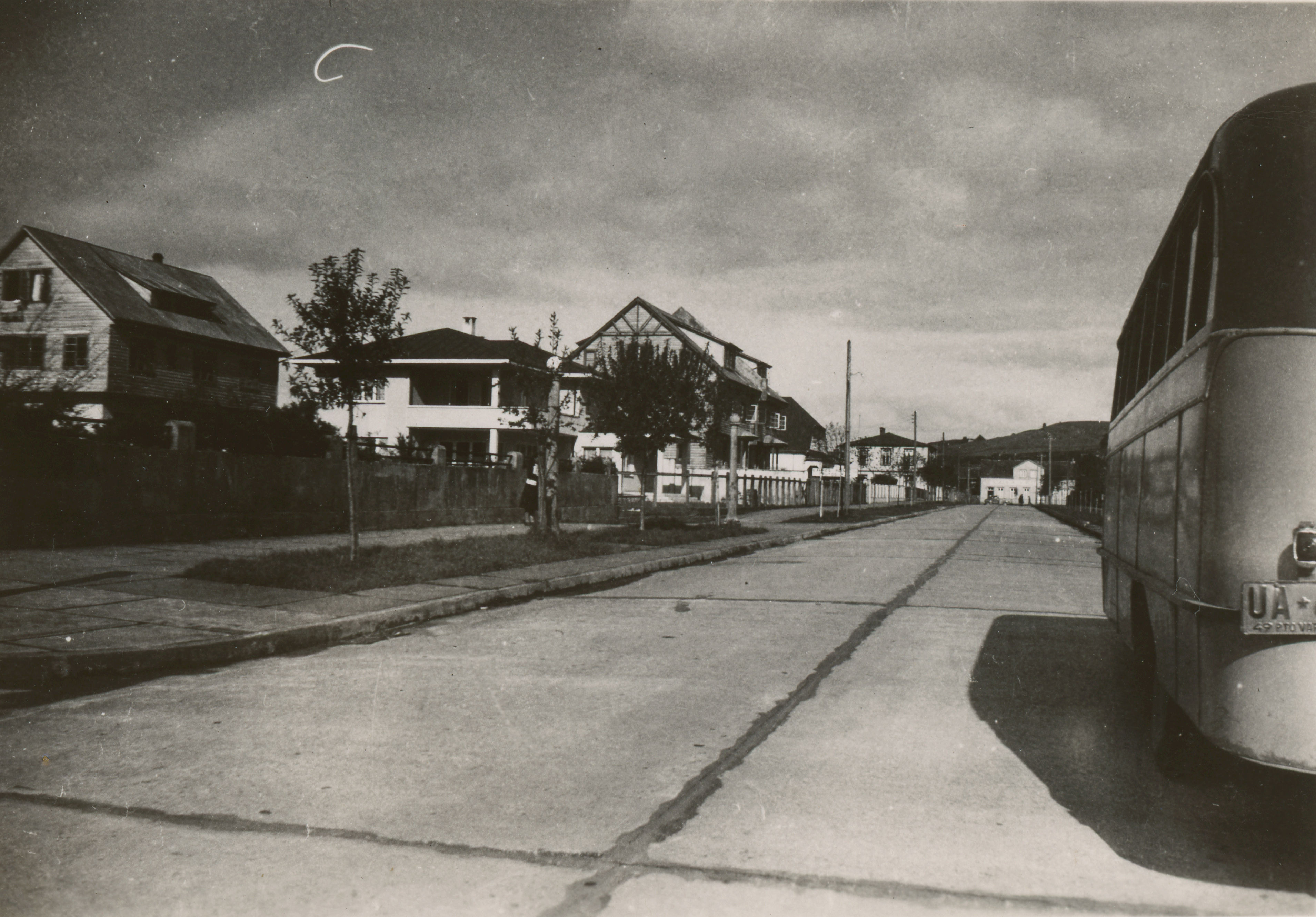 Calle de Puerto Varas en 1949