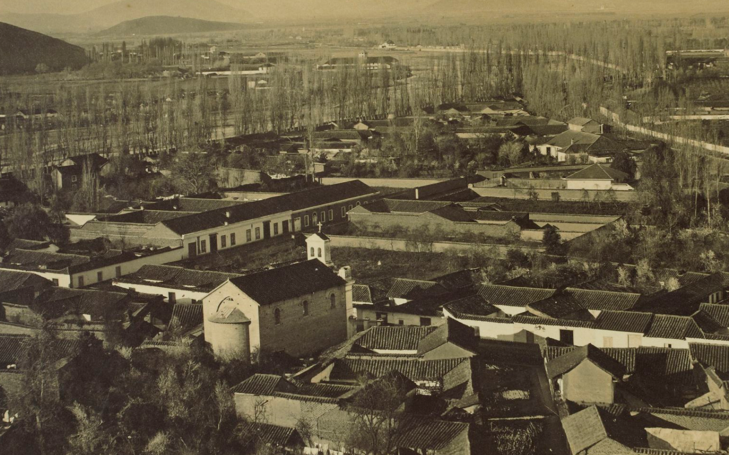 Santiago hacia el oriente en 1860