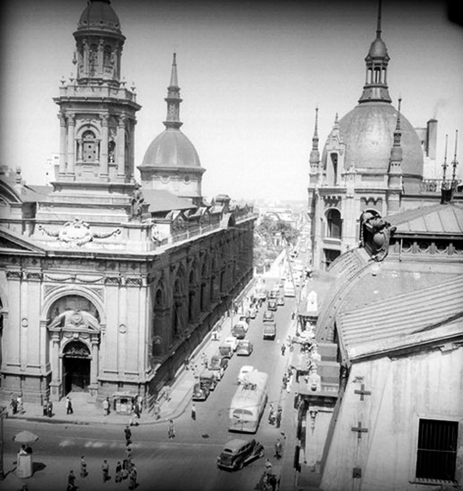 Catedral y Bazar Krauss en los 50s