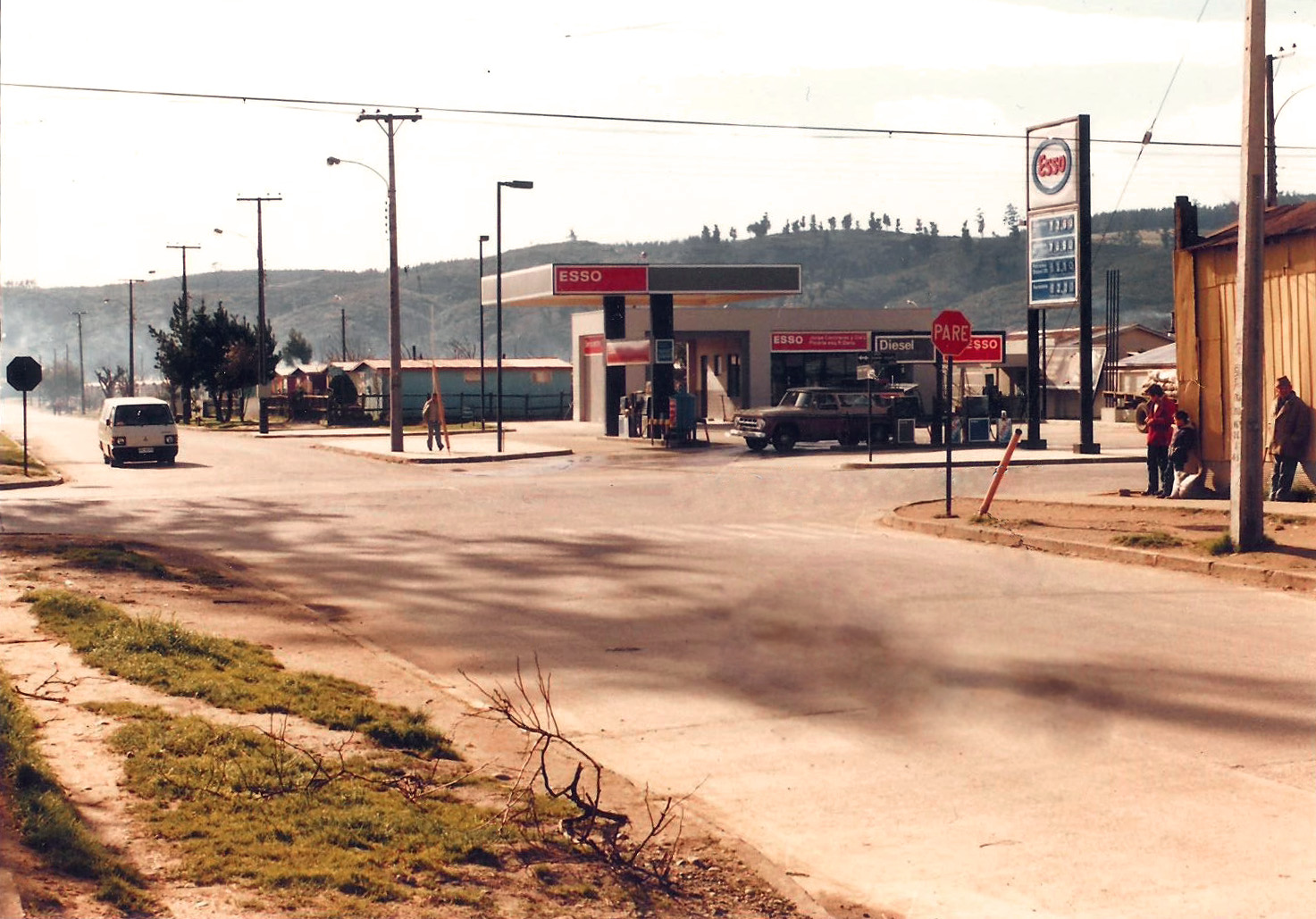Servicentro de Valdivia en 1985