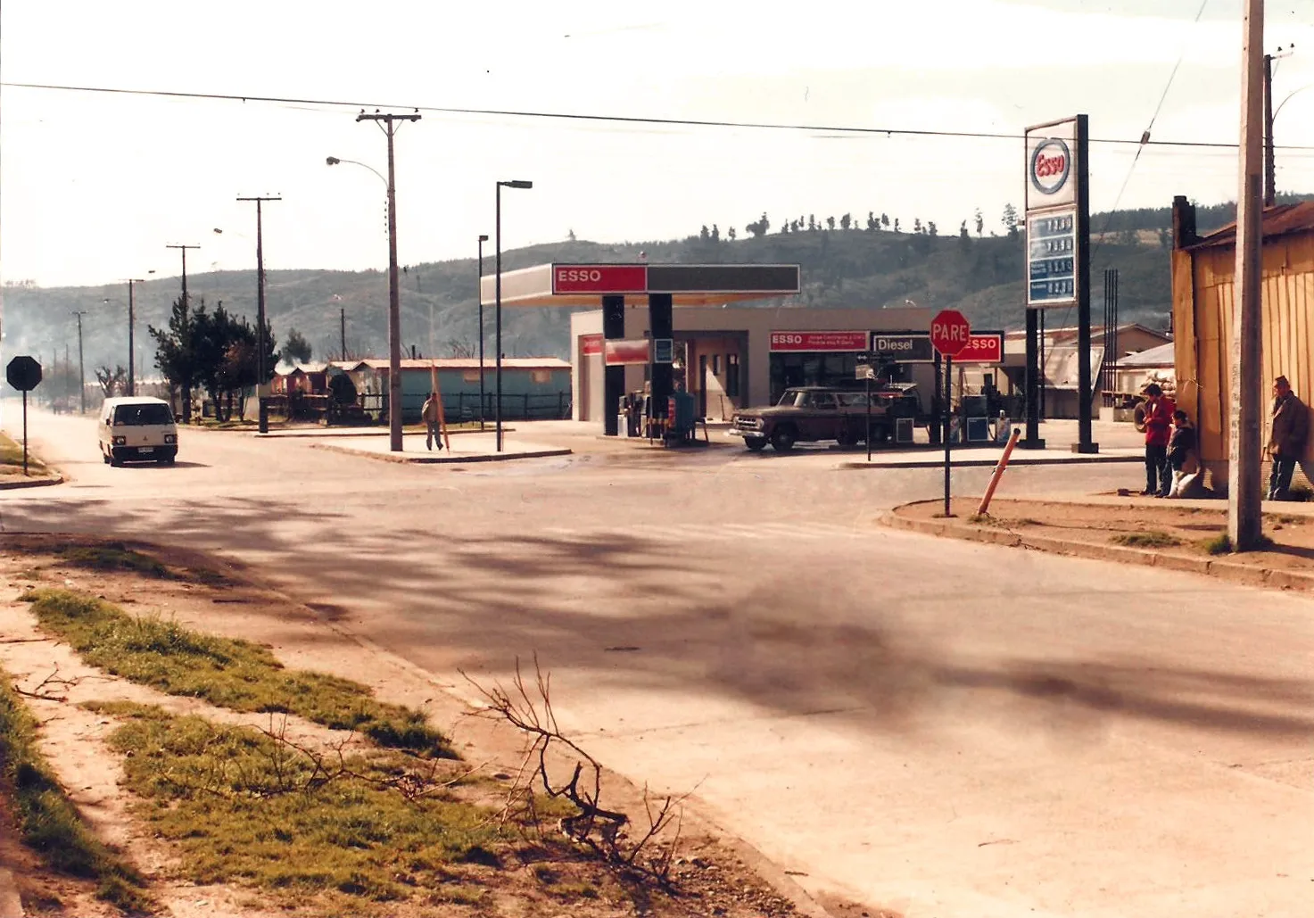 Servicentro de Valdivia en 1985