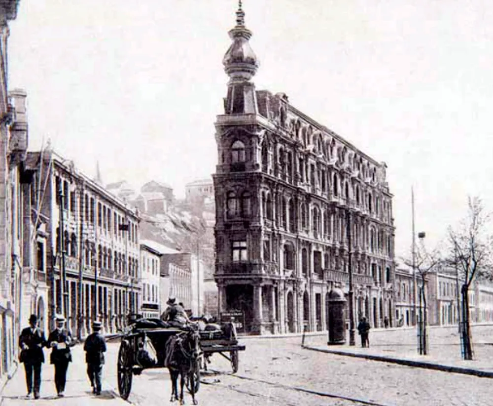 Edificio Brown de Valparaíso en 1911