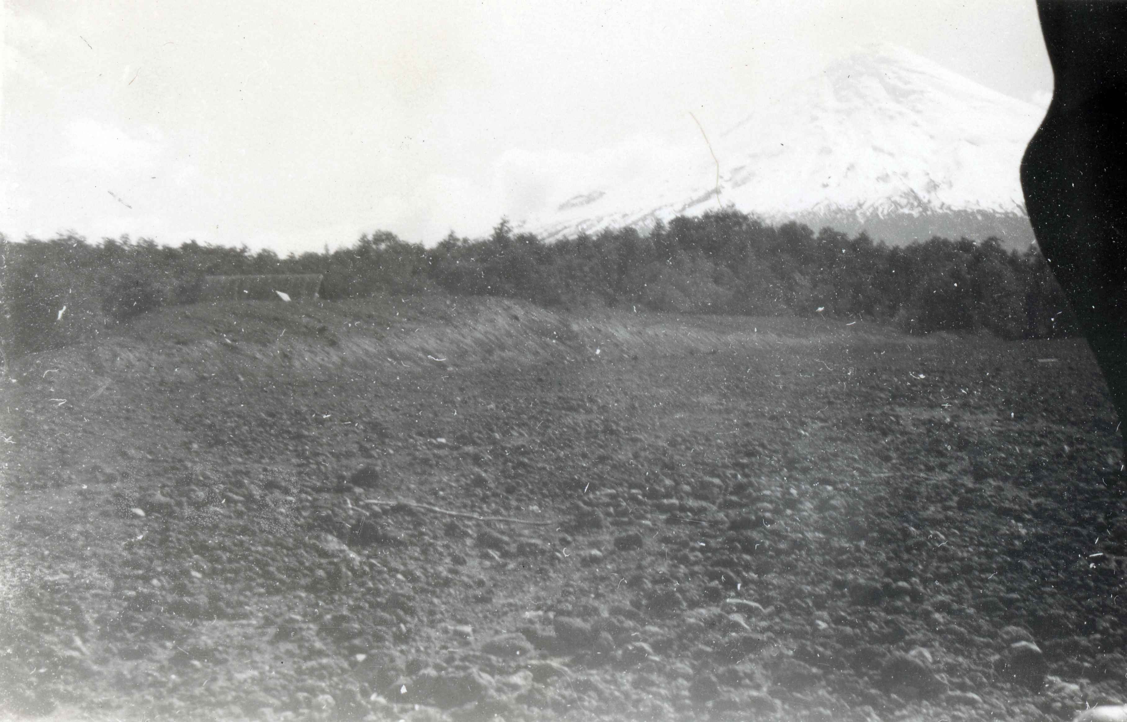 Escorial del Volcán Osorno en 1949