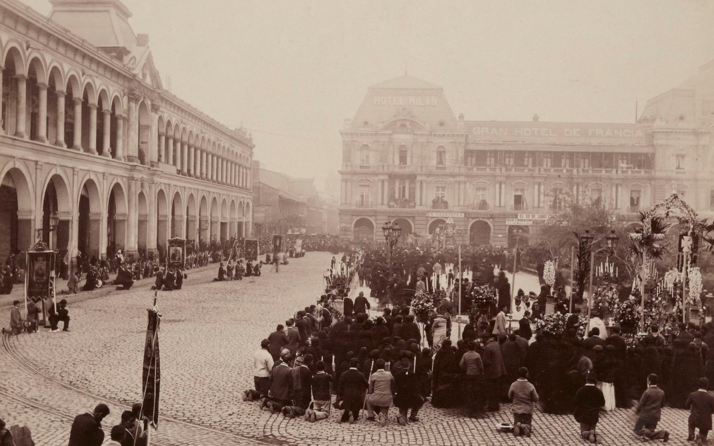 Plaza de Armas en 1890