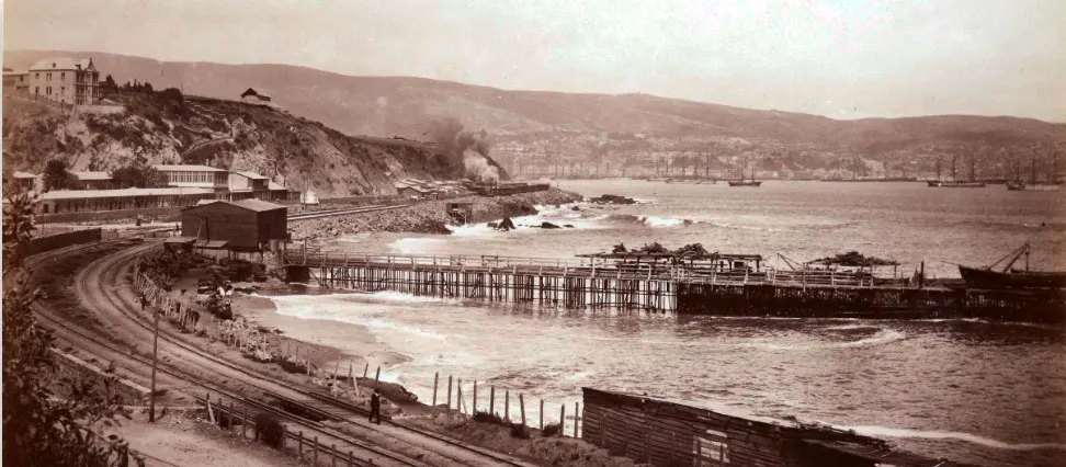 Sector Portales, Valparaíso en 1860