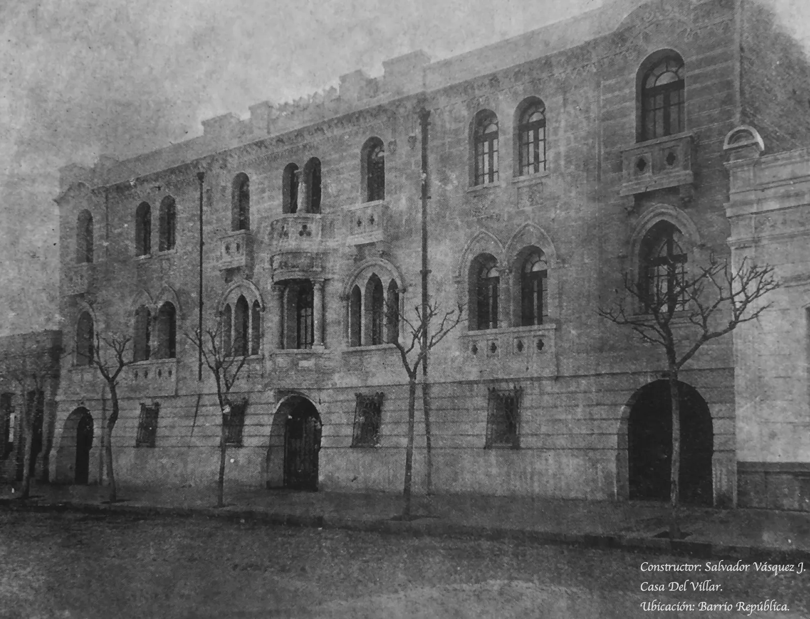 Casa del Villar de Santiago en 1923
