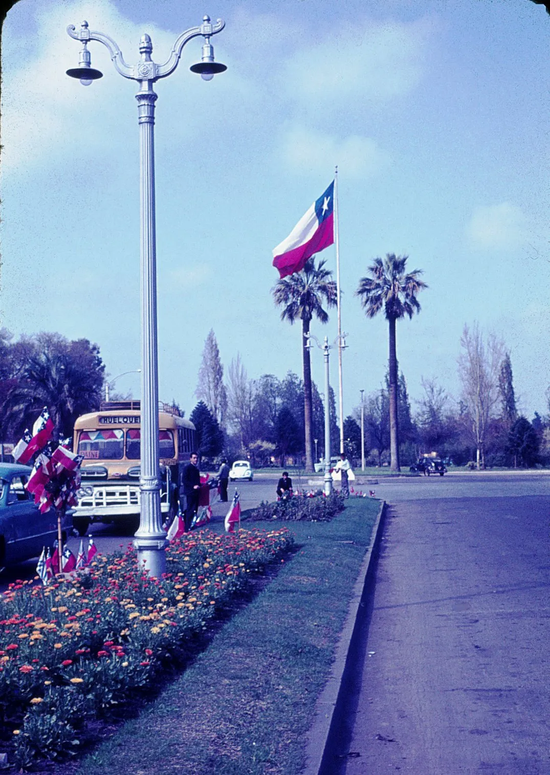 Plaza Ercilla de Santiago los 80s