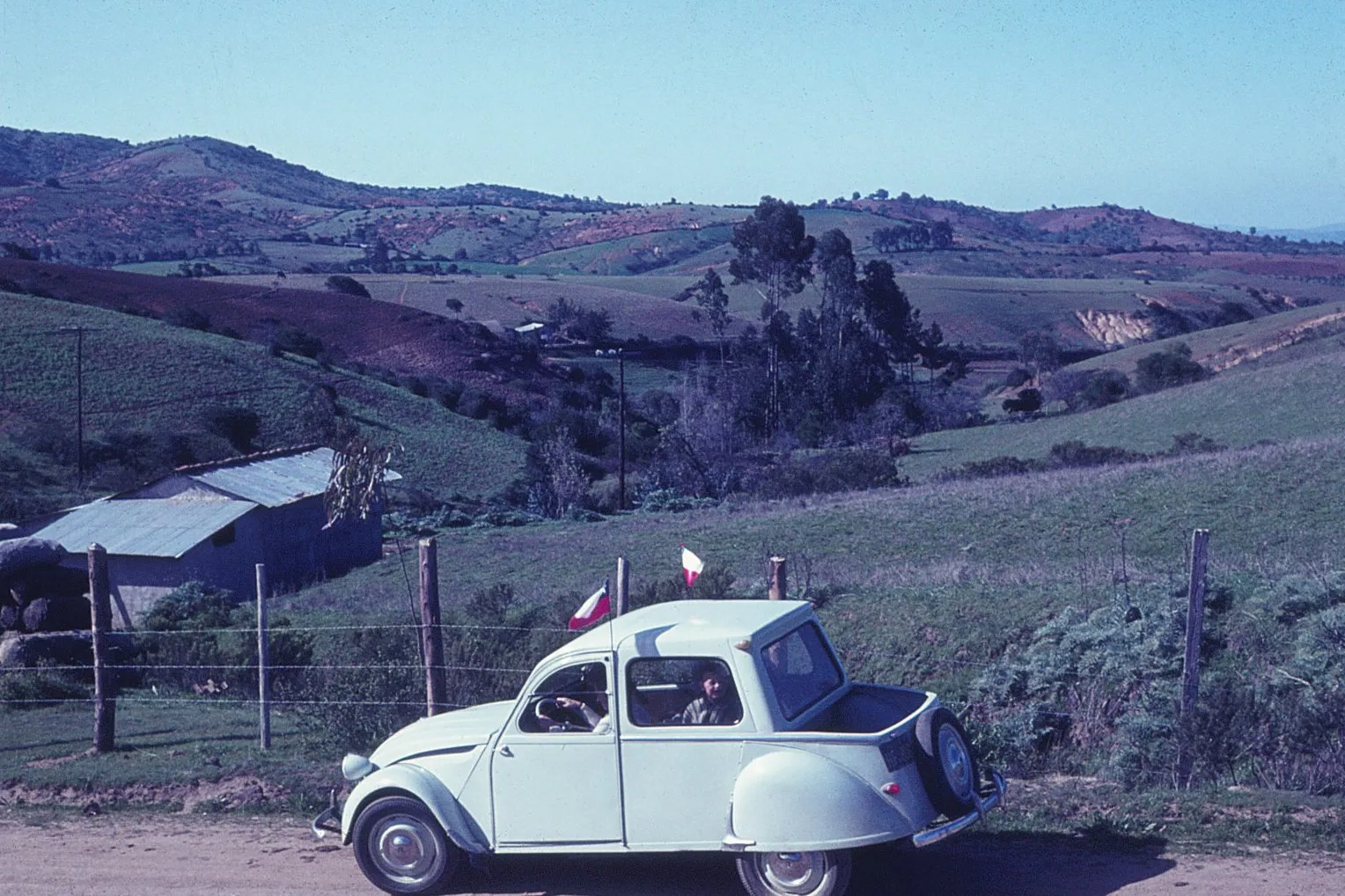 Camino Las Dichas Algarrobo a mediados de los 60s