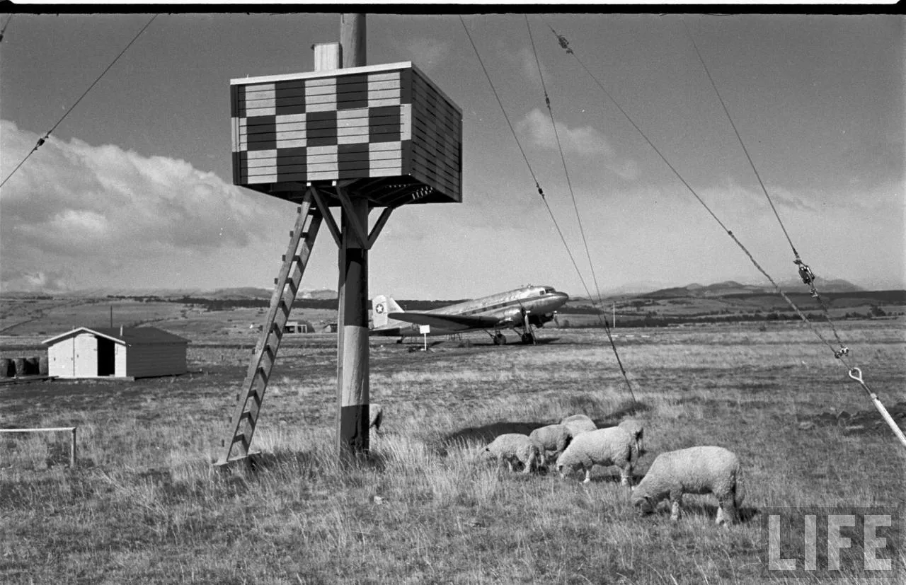 Aeropuerto en la Patagonia, 1950