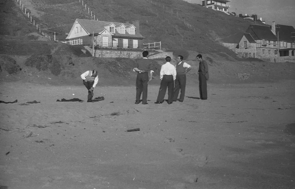 Playa de Reñaca en 1952