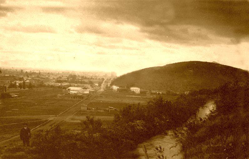 Cerro Blanco desde San Cristóbal en 1919