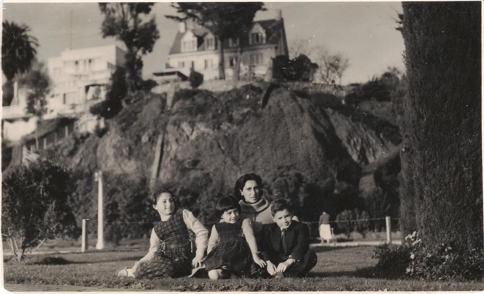Invierno Viña del Mar en Caleta Abarca 1957
