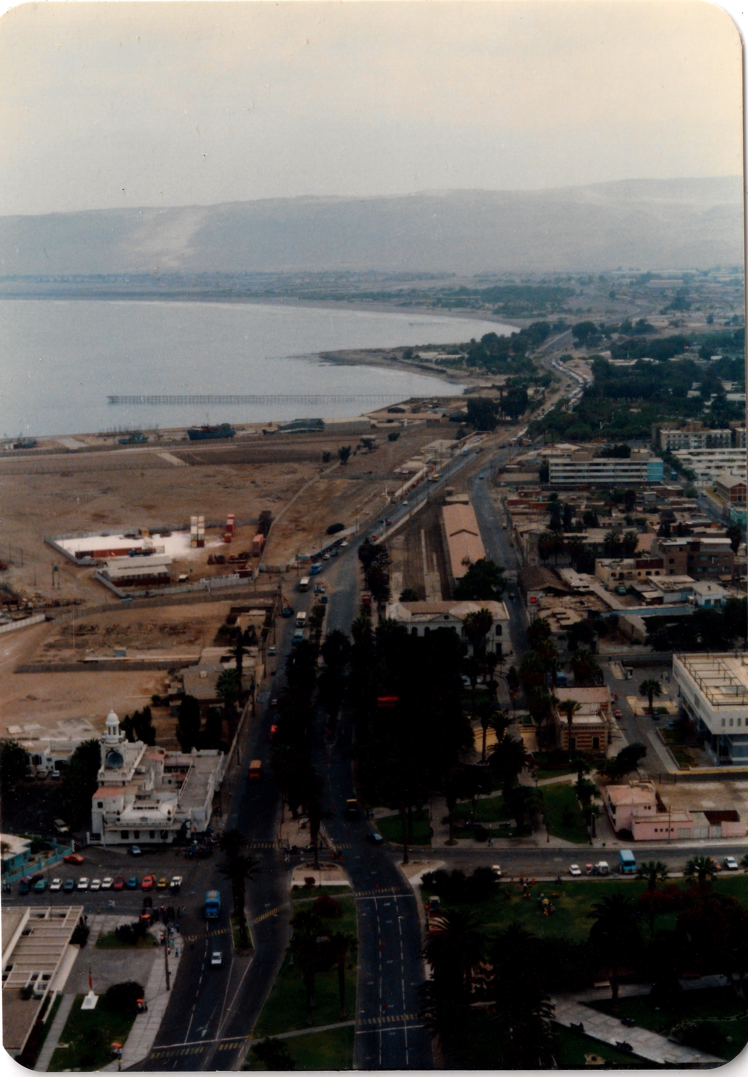 Vista desde lo alto del Morro de Arica 1988