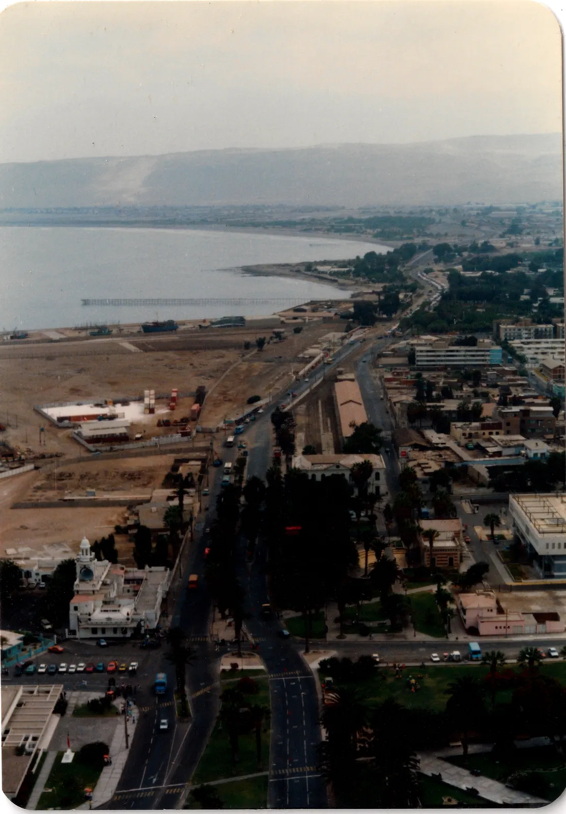 Vista desde lo alto del Morro de Arica 1988