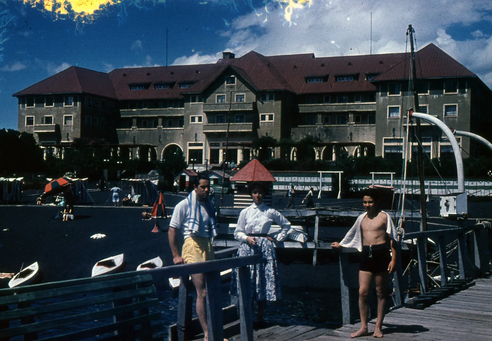 Gran Hotel Pucón en 1956