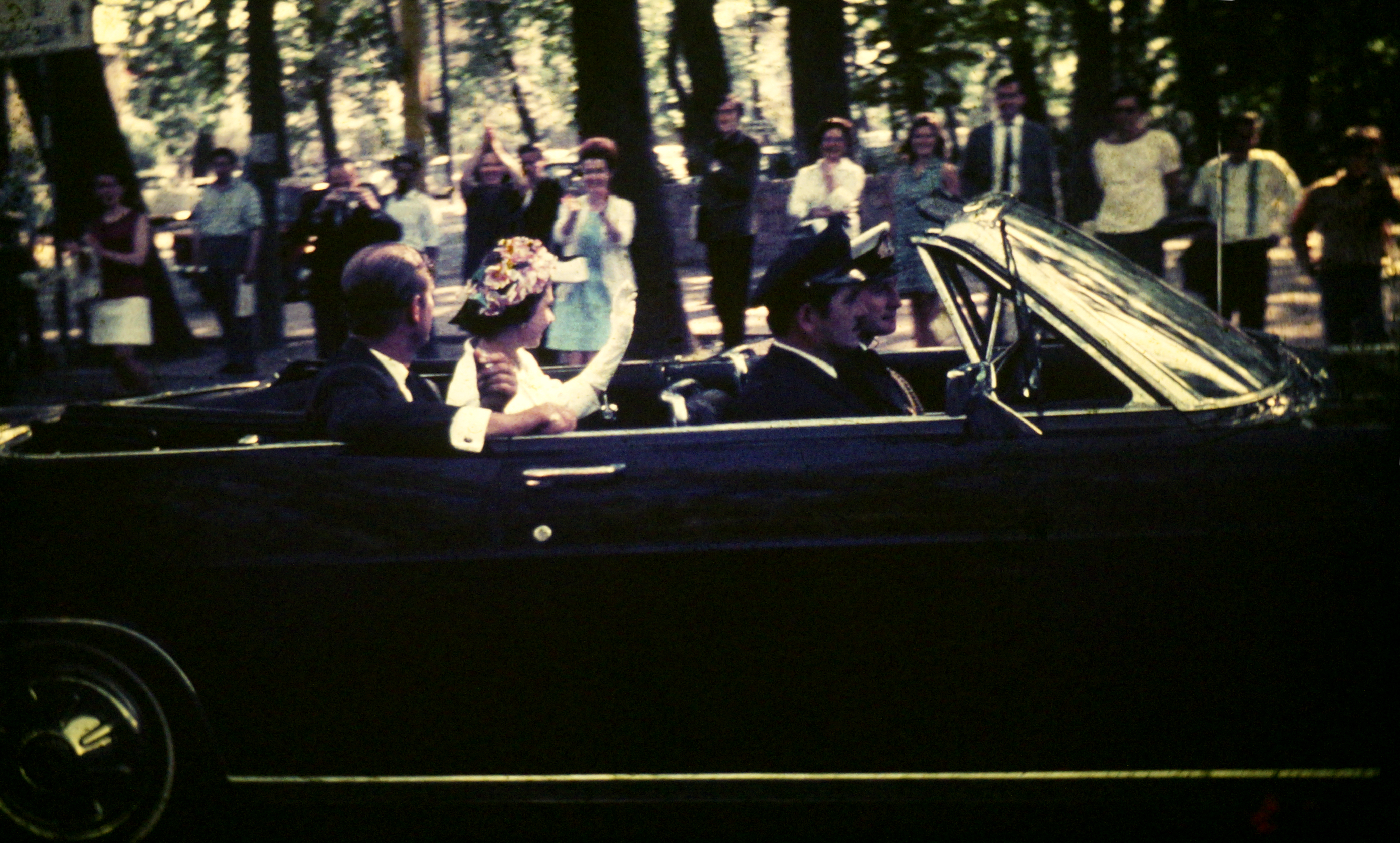 Reina Isabel en Santiago, 1958