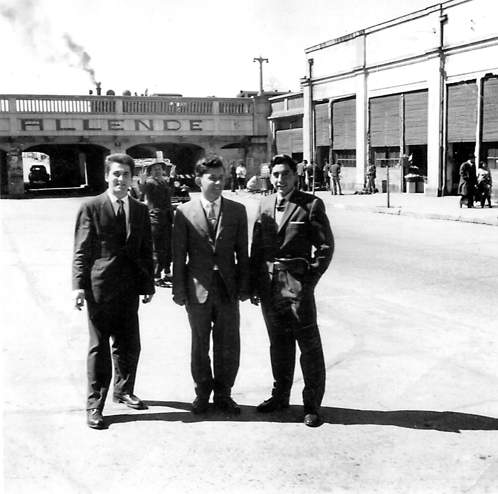 Primavera en el centro de Talca, 1964