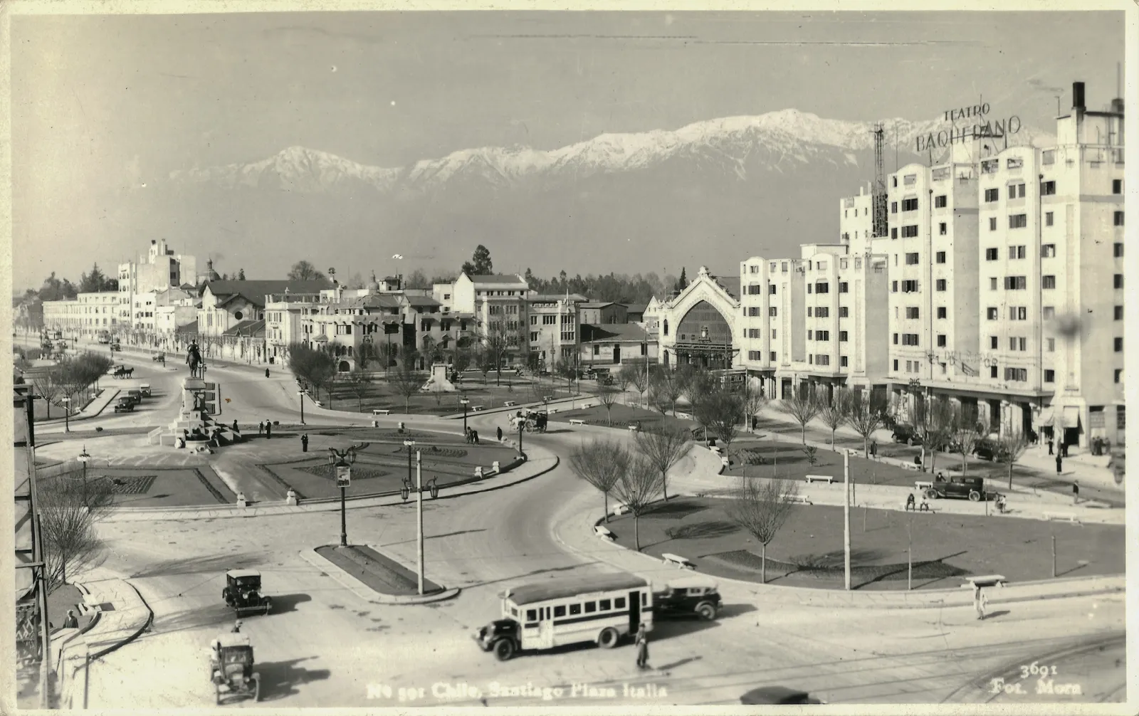 Plaza Italia en 1939