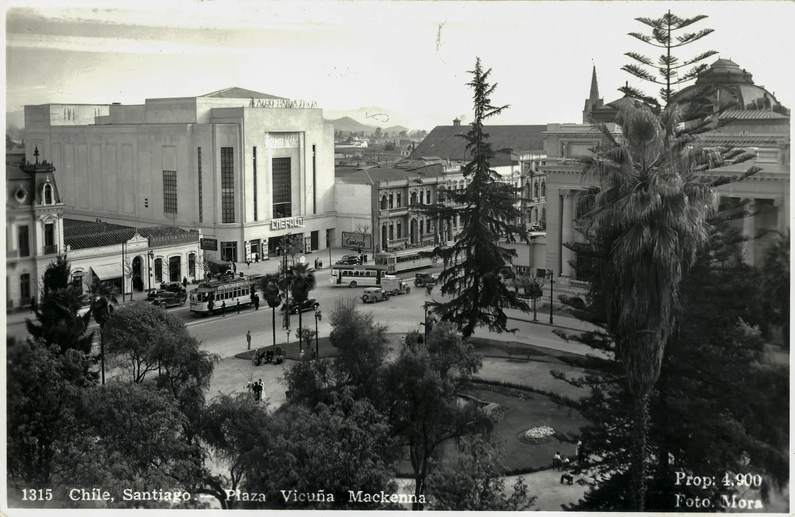 Cinerama Santa Lucía en 1940