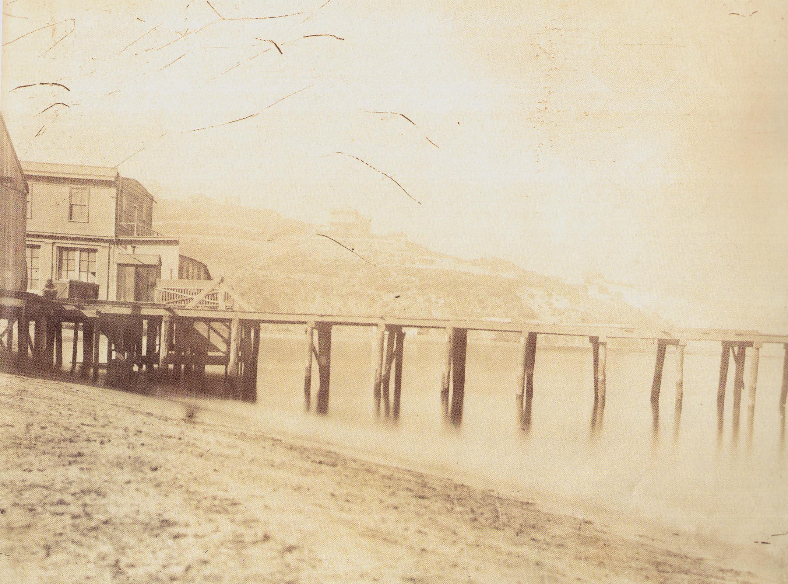 Vista del Balneario de Valparaíso, 1864