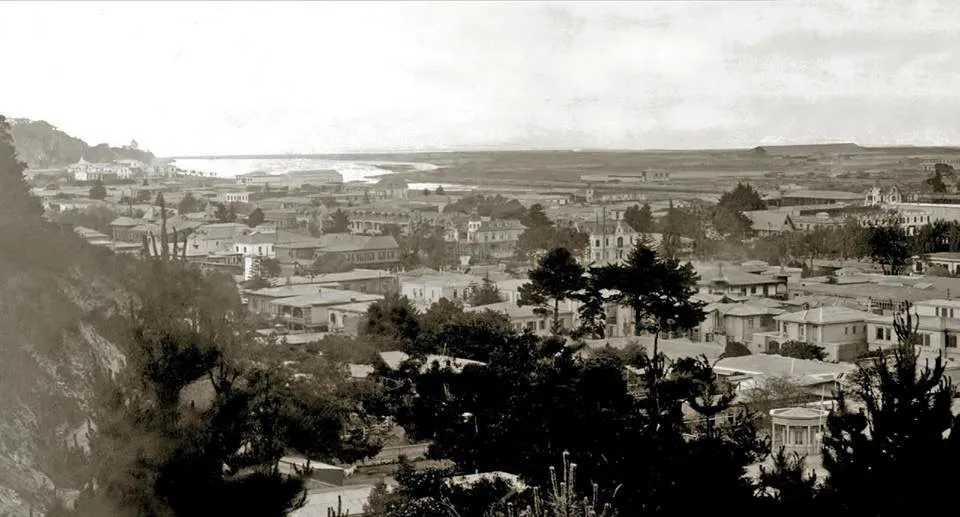 Borde costero y plan de Viña del Mar, 1920