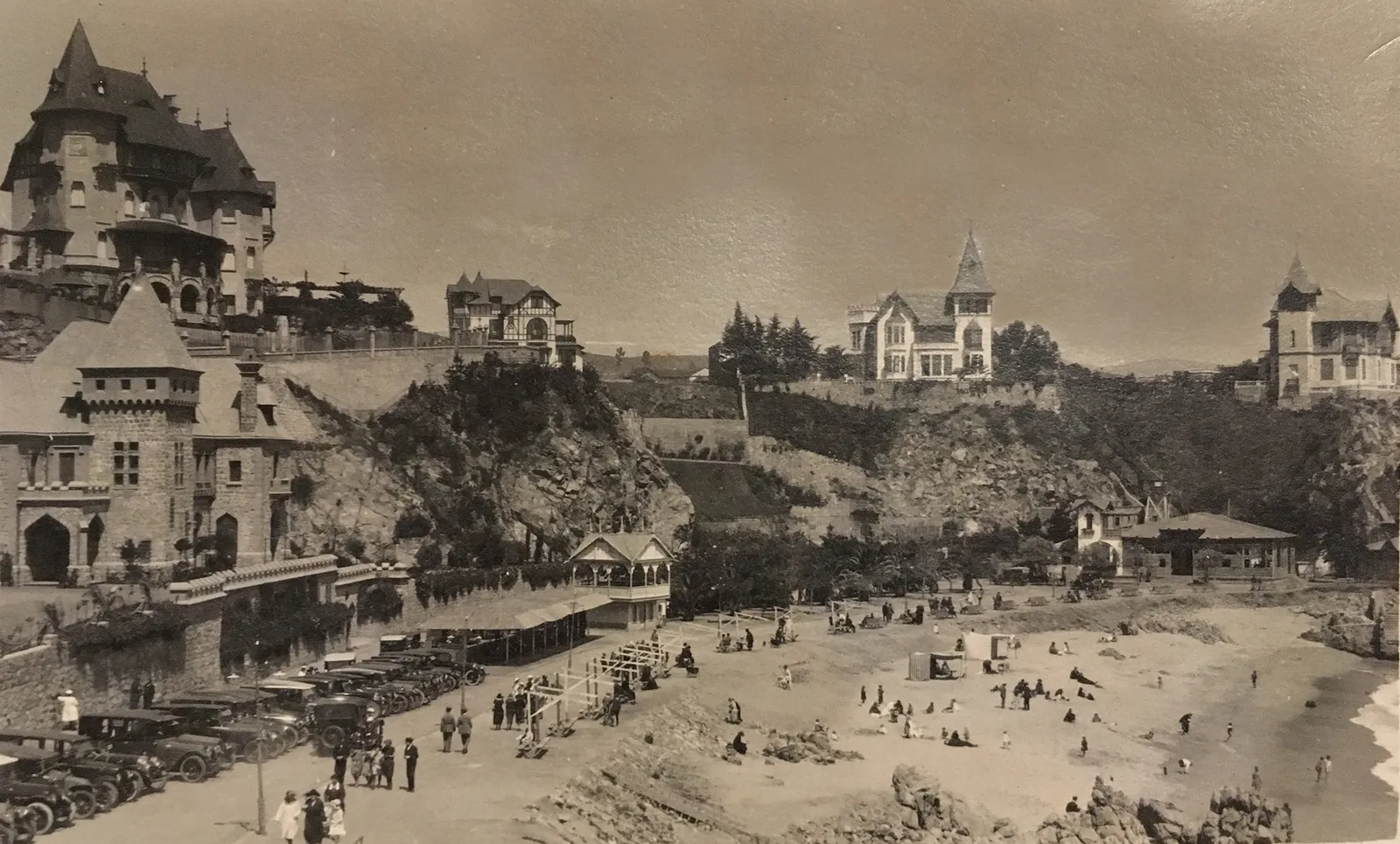Playa Miramar de Viña del Mar en 1922