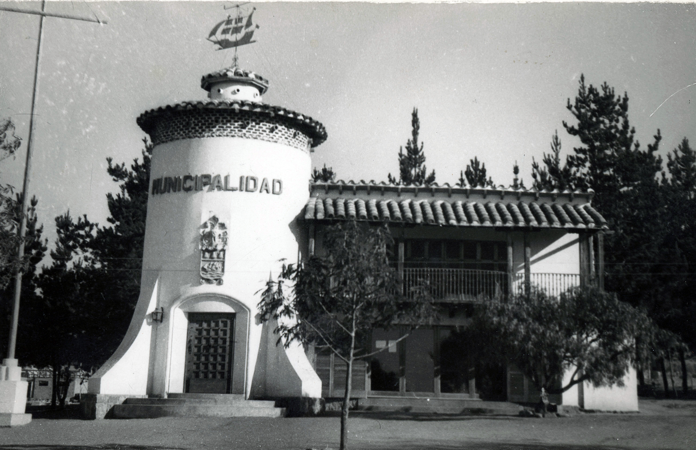 Municipalidad de Papudo en 1950