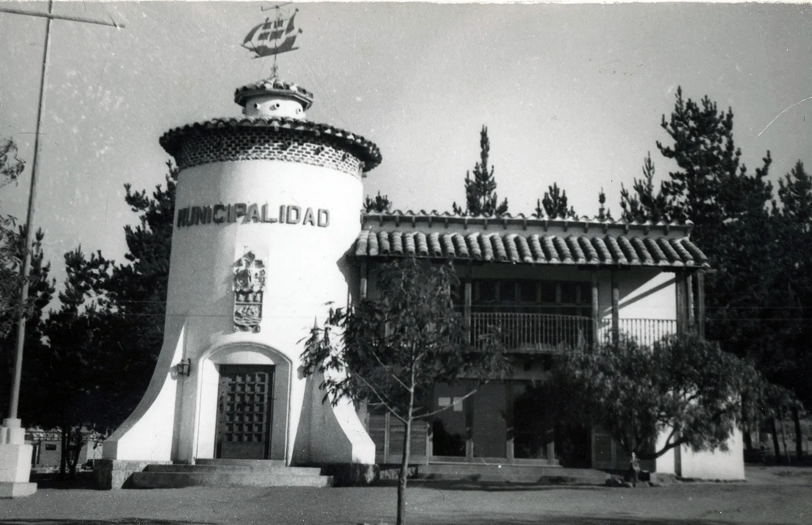 Municipalidad de Papudo en 1950