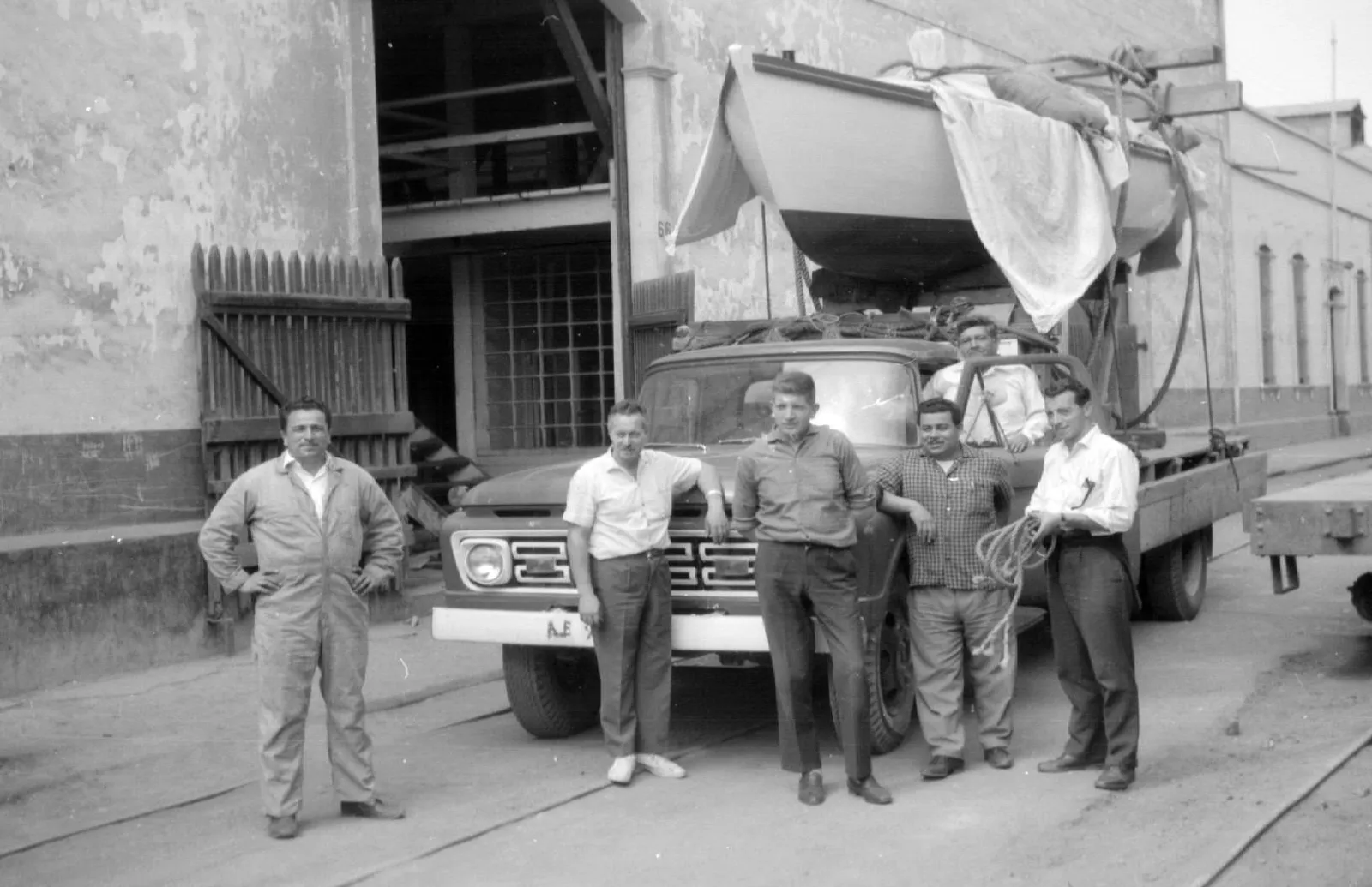 Reparación de Yate en Iquique, 1965