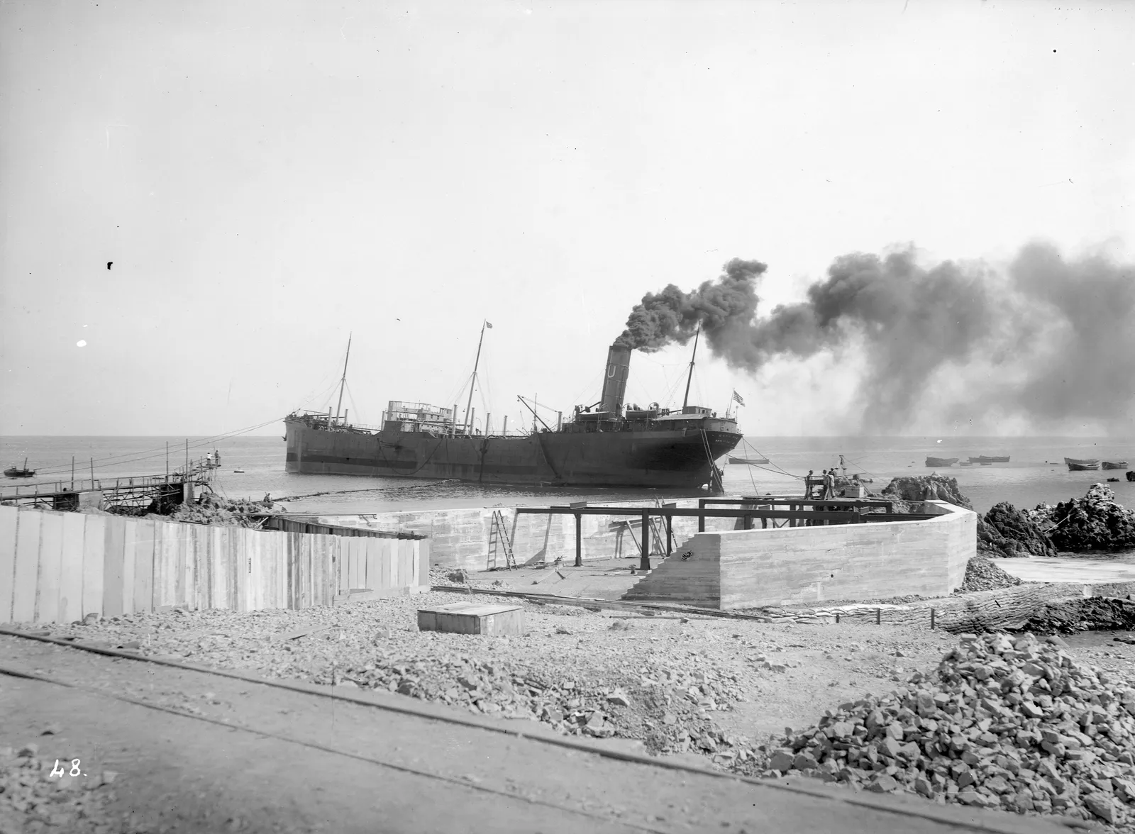 Tanker SS "Coalinga" en Tocopilla en 1915